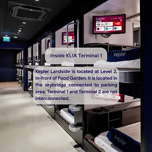  Capsulehotel Kepler Club Kuala Lumpur Airport - Klia T1 Landside, Public Area